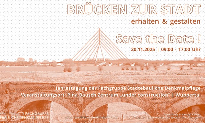 Veranstaltungsposter mit Niederrheinbrücke Wesel Veranstaltungsposter mit Niederrheinbrücke Wesel